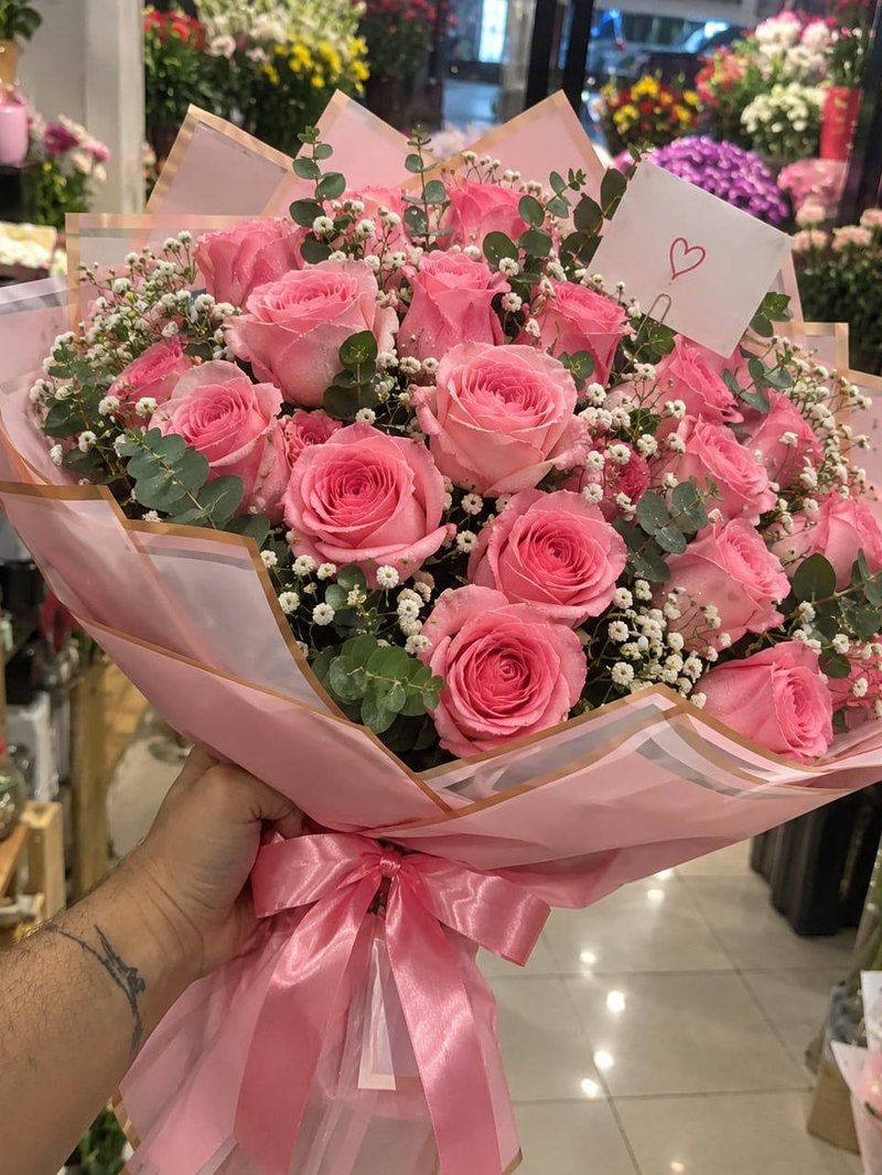 Pembe Gül Buketi